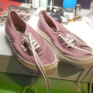 Vans Women's Mauve Canvas Sneakers